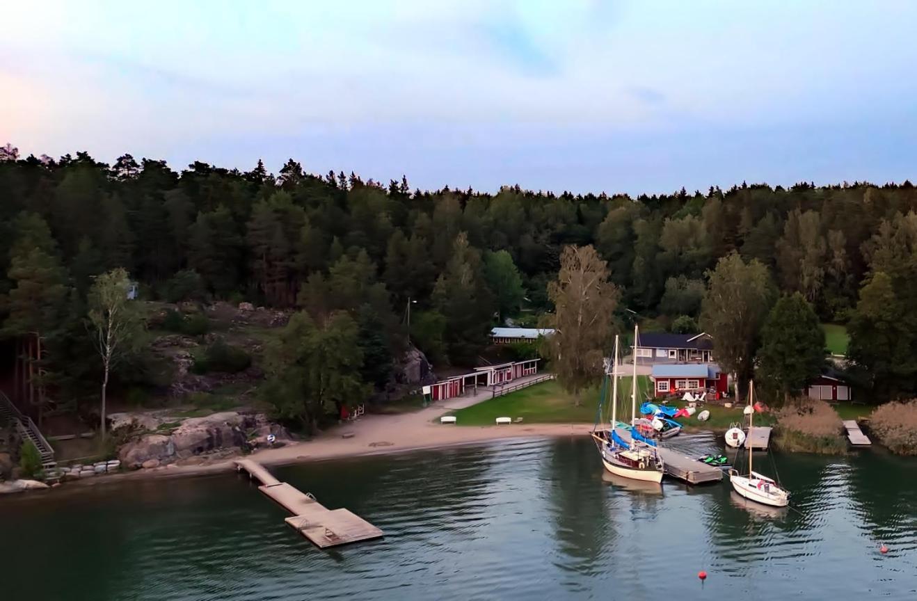 Solliden Camping Hotell Pargas Exteriör bild